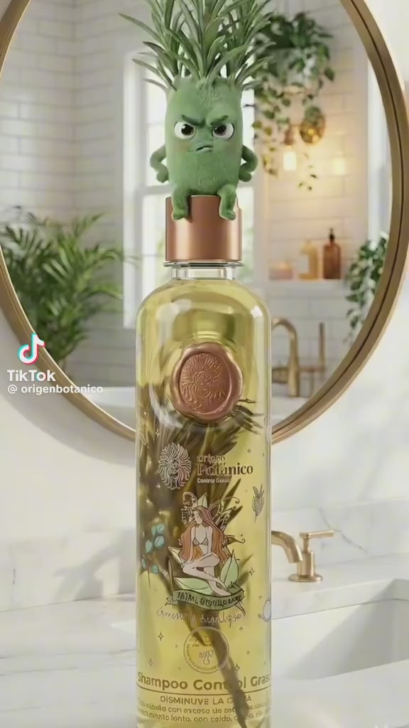 SHAMPOO CONTROL GRASA CON ROMERO Y EUCALIPTO -  400 ml
